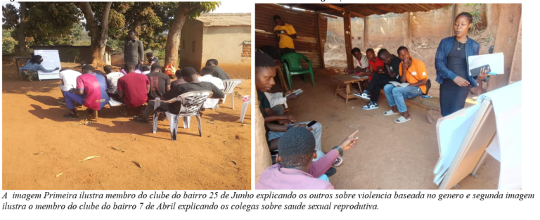 AIPDC Realiza Pré-Testes, Pós-Testes e Sessões de Literacia para Membros dos Clubes no ambito do projecto Adolescentes e Jovens Preparados para o desafio